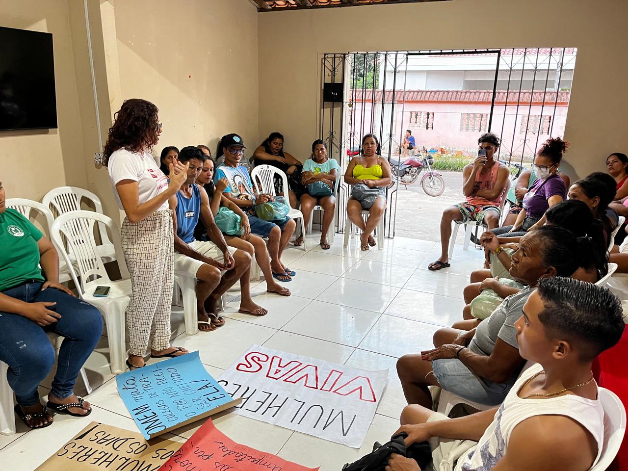 Rede de Cozinhas Solidárias do Pará promove ações do “levante das mulheres vivas” em combate à violência de gênero
